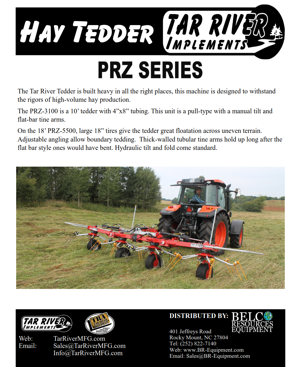 NEW HAY TEDDER LITERATURE