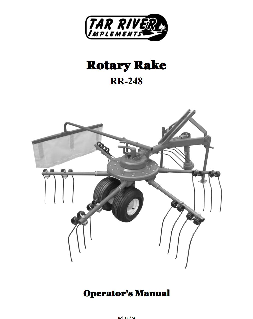 RR-248 Rotary Rake Operator's Manual
