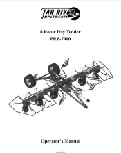 PRZ-7900 Hay Tedder Manual